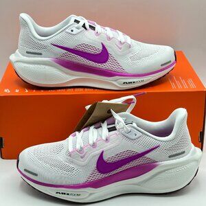 Women's Nike Air Zoom Pegasus 41 White Hyper Violet FD2723-103 Sizes 6.5